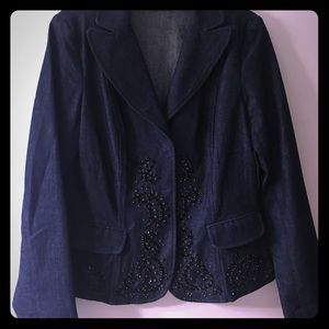 Dana Buchman denim suit